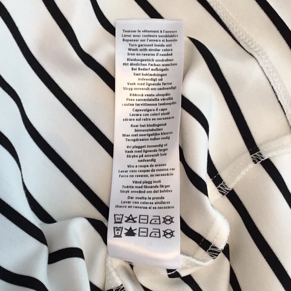 I ❤️ Tyler Madison Black and White Striped Sheath Dress - Picture 7 of 8